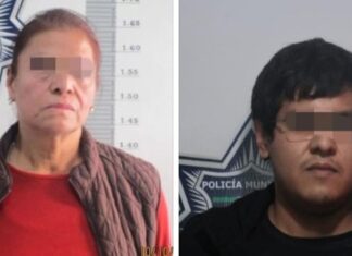 Un hombre y una mujer fueron detenidos por robar mercancía de una tienda departamental en Guanajuato.