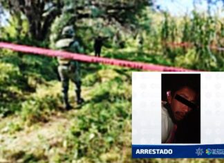 Dos sujetos detonaron un artefacto explosivo de fabricación casera, huyeron y después de una persecución se logró detener a uno de ellos en San Francisco del Rincon.