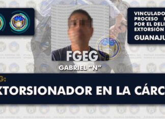 Extorsionador en prisión.