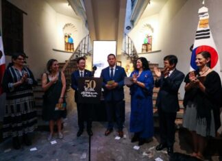 Participa el Gobernador en la apertura de la Casa Corea, en el marco de la edición 50 del FIC.