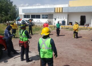 PC Y BOMBEROS SE CAPACITAN EN RESCATE E INCENDIOS