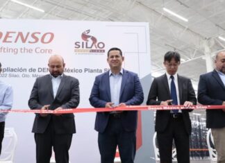 Inaugura Gobernador de Guanajuato ampliación de Denso México en Puerto Interior.