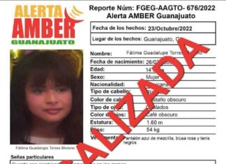 Policía de Guanajuato puso resguardo a menor reportada cómo extraviada y que contaba con Alerta Amber.