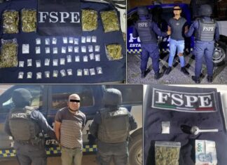 Elementos de las FSPE detienen Irapuato y SanLuisDeLaPaz, a dos hombres en posesión de 255 dosis de diversos tipos de droga.