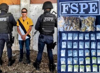 Detienen las #FSPE en Irapuato a un hombre en posesión de 86 dosis de mariguana, cristal, cocaína y piedra base.