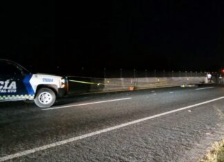 Atropellan y matan a indigente en la carretera Panamericana en Celaya