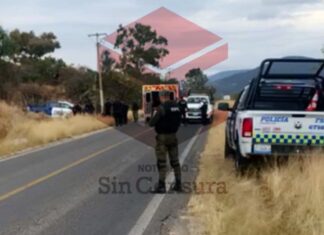 Tras accidente, elementos de seguridad pública reciben atención inmediata