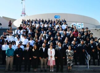 Realizan Ceremonia de Clausura del Programa Integral de Capacitación Policial en materia de Género, donde participaron mil 351 personas