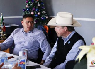 Juan Hernández, Secretario del Migrante y Enlace Internacional, visito Santiago Maravatío.