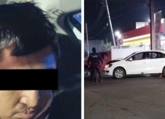 Policía Municipal detuvo a sujeto que minutos antes había atropellado a tres personas en el bulevar solidaridad.