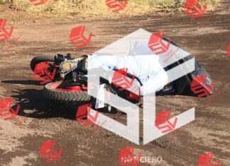 Ejecutan a motociclista en la colonia Magisterial en Valle de Santiago.