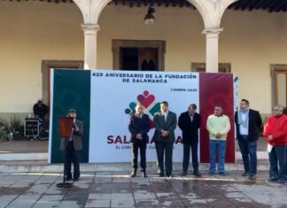 Autoridades conmemoran 420 aniversario de la fundación de Salamanca