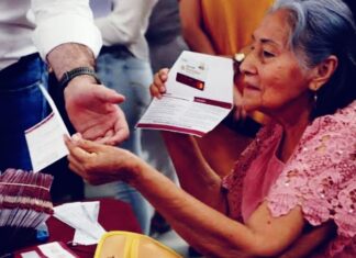 Gobierno federal anuncia incremento de 25% en el monto de la pensión.