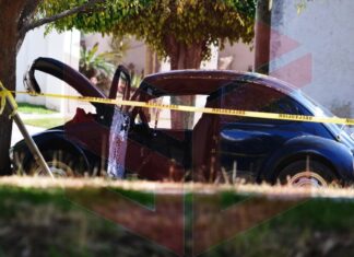 Un hombre murió y otro resultó gravemente lesionado después de arrojarse de un auto en movimiento y sin frenos.