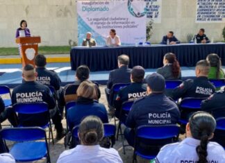 Juntos sociedad y gobierno trabajamos para garantizar paz y tranquilidad a la ciudadanía; Sophia Huett.