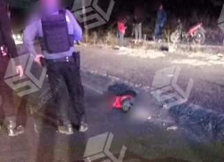 Un motociclista murió después de ser arrollado por un vehículo en el Boulevard Las Palmas en Uriangato.
