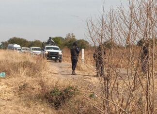 Nueve cadáveres han localizado en una fosa clandestina en la comunidad de San Antonio de las Maravillas en Juventino Rosas.
