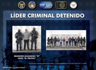 La Fiscalía General del Estado logró la captura de “El Trucha” un asesino serial y líder de un grupo criminal