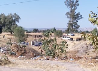 Encuentran dos cuerpos más en fosa clandestina en la comunidad de San Antonio de las Maravillas, en Juventino Rosas.