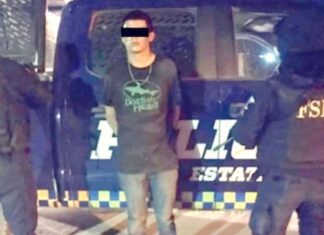 Detienen elementos las FSPE en DoloresHidalgo, a un hombre en posesión de un arma de fuego y cartuchos útiles.