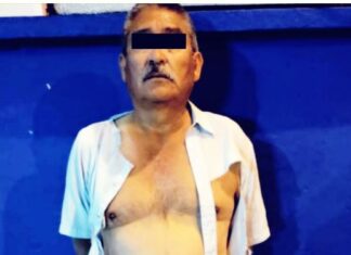 Policías de Guanajuato detuvieron a un sujeto que agredió a su esposa y la amenazó con un arma de fuego.