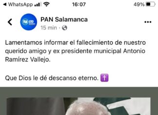 FALLECIO EL EX ALCALDE DE SALAMANCA ANTONIO RAMÍREZ VALLEJO