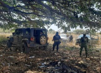 Asegura SSP vehículo con impactos de proyectil de arma de fuego