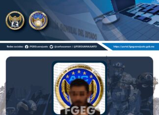 Esclarece Fiscalía General del Estado el homicidio de un adolescente y un oficial de policía, en Pénjamo.