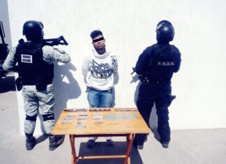 HOMBRE ES DETENIDO POR DELITOS CONTRA LA SALUD EN CELAYA.