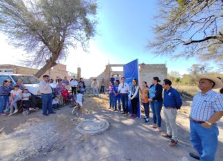 Se entrega obra de drenaje en San Miguel Eménguaro en Salvatierra.
