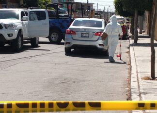Ejecutan a ciclista en la colonia Emiliano Zapata en Celaya.