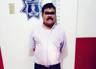 Policía de Guanajuato detuvo a un septuagenario por intentar besar en la boca a una menor de edad.