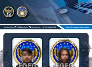 Presuntos homicidas de un sexagenario de Salvatierra, fueron detenidos por la Fiscalía General del Estado.