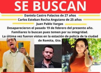 Detiene a tres policías de Romita como presuntos responsables de la desaparición y asesinato de los tres jóvenes localizados en una fosa clandestina.