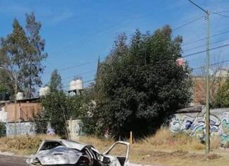 La mañana de este domingo una persona terminó sin vida en un accidente automovilístico