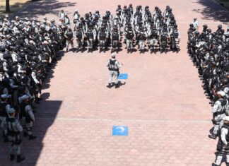 Arriban en reemplazo 500 elementos de la Guardia Nacional al Estado de Guanajuato