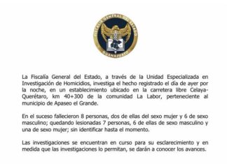 Investiga fiscalía MASACRE en El Estadio en Apases El Grande.