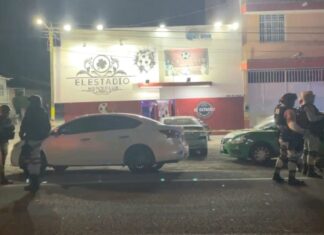 Fueron diez personas sin vida y cuatro lesionado del ataque armado en el centro nocturno El Estadio, en Paseo El Grande.
