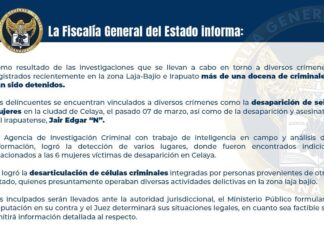 Desarticular célula delincuencial relacionada con la desaparicion de seis mujeres en Celaya y el secuestro y homicidio del joven empresario irapuatense.
