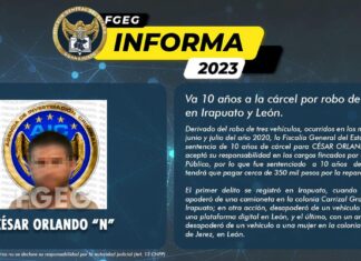 Va 10 años a la cárcel por robo de vehículos en Irapuato y León