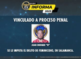VINCULAN A PROCESO Y REMITEN A LA CARCEL AL FEMINICIDA DE CLAUDIA «N»