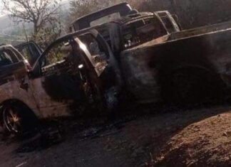 Madrugada de terror en Tarímbaro: Tres ejecutados dos de ellos calcinados, una camioneta incendiada y balacearas