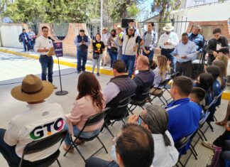 Se entregan obras en la comunidad de La Luz en Salvatierra.