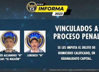 Presuntos homicidas van a prisión en Guanajuato capital