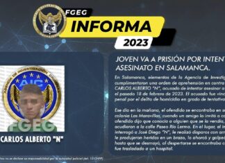 JOVEN VA A PRISIÓN POR INTENTO DE ASESINATO EN SALAMANCA