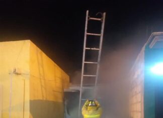 Cuantiosos daños materiales dejo un incendio de una vivienda en Salvatierra.