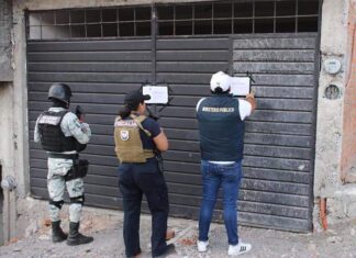 Durante cateo la Fuerzas Estatales y Federales aseguraron drogas en un domicilio de la colonia Vicente Lombardo Toledano, en Morelia Mich.