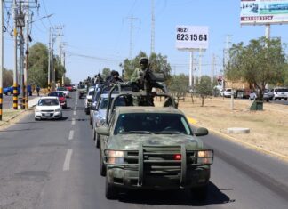 Arriban 1,250 elementos del Ejército Mexicano y Guardia Nacional al Estado