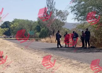 Localizan el cuerpo sin vida de un hombre con visibles huellas de violencia en el basurero municipal, en la comunidad de El Derramadero en URIANGATO.