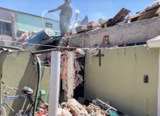 Dos personas heridas y cuántiosos daños materiales en tres viviendas fue el saldo de la explosión de un tanque de gas en la comunidad de Los Prietos, en Salamanca.